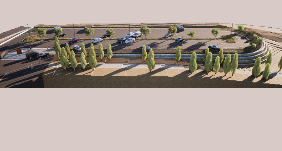 Aparcamiento en Tanatorio