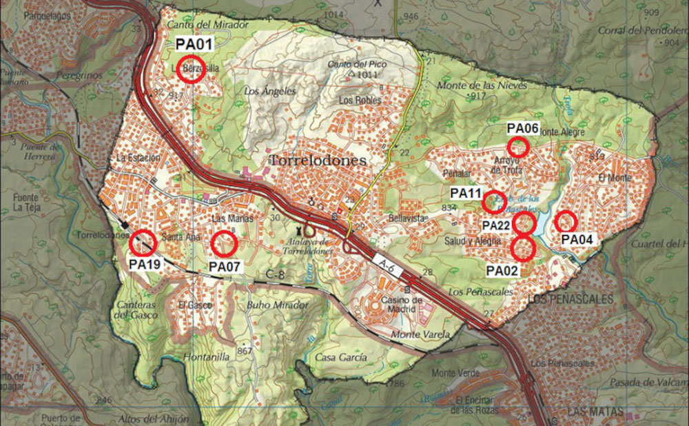 mapa viviendas patrimonio torrelodones