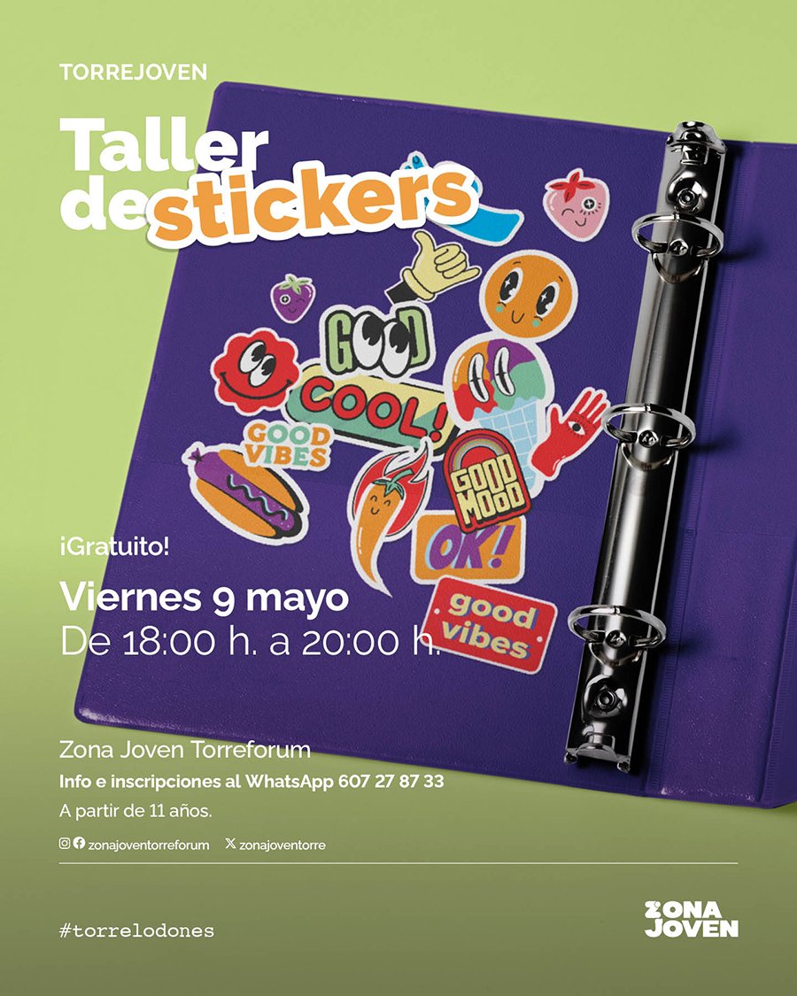 af post taller stickers pequenita