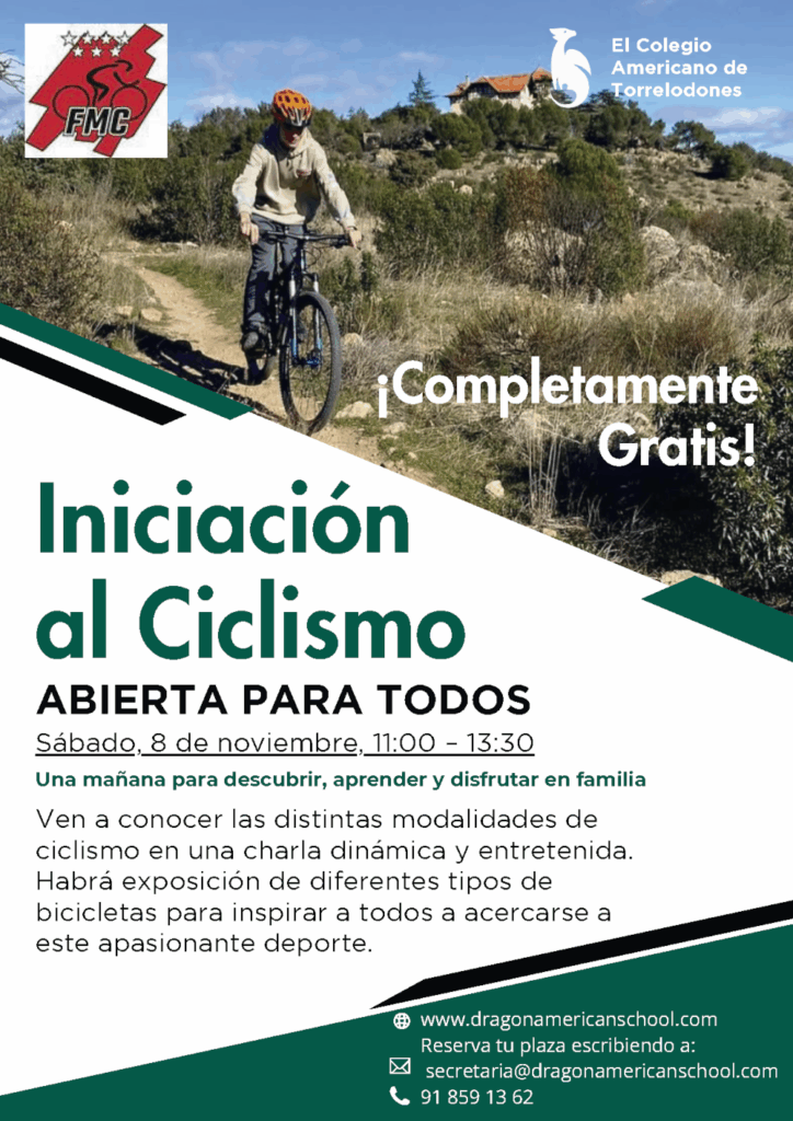 Cartel iniciación al ciclismo